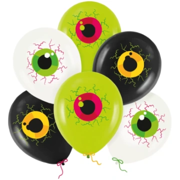 30 cm lateksa balonu "Happy Halloween - acis", kom