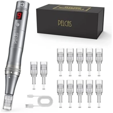 PELCAS uzlādējams Auto Derma Micro Needle Roller E