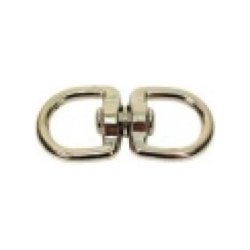 Brass&nickel plated swivel eye hook
