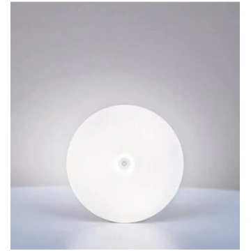 Naktslampa LED, silti balta, ar PIR sensoru, 3 x A