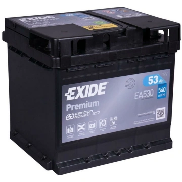 EXIDE - EXIDE PREMIUM EA530 0/1 - 12V | 53A | 53Ah