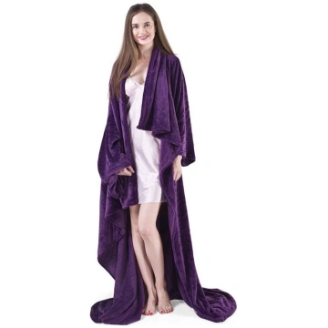 Tumši violeta mikrošķiedras TV sega DecoKing Lazy,