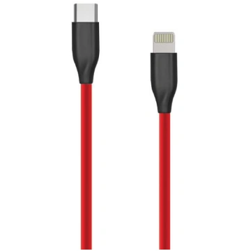 Silikona kabelis USB Type C- Lightning, 2 m (sarka
