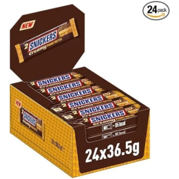 Snickers Krēmveida zemesriekstu sviests, šokolādes