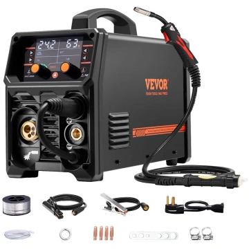 VEVOR 200A 4-in-1 MIG metināšanas aparāts ar LCD –