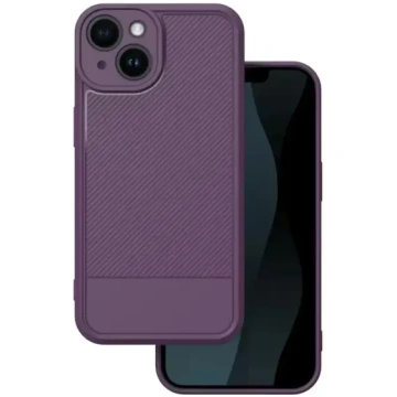 Simple Carbon vāciņš iPhone 14 6.1" violets TFO