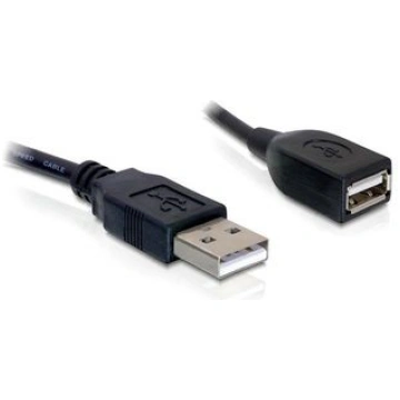 Delock Extension cable USB 2.0 A-A 15 cm male / fe