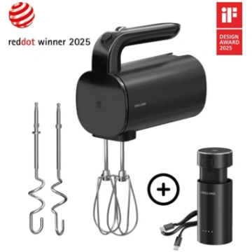 Zwilling XTEND Cordless Hand Mixer, Starter Set wi