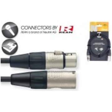 Mikrofona kabelis REAN XLR/XLR, Stagg NMC3R, 3m