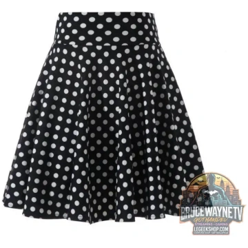 Women's Flared Mini Skirt Basic Short Skirt V