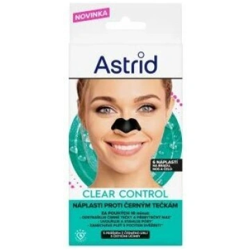 Melngalvju plāksteri „Astrid Clear Control“ 6 gab.