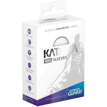 Ultimate Guard Katana Sleeves Standard Size White 