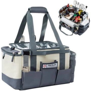 FRECOLSH Large Grill Caddy BBQ/Tailgate Accessorie
