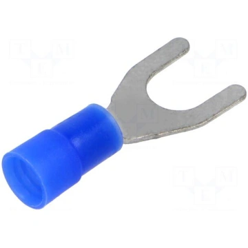 Tip: fork | M6 | 1.5÷2.5mm2 | crimped | for cable 