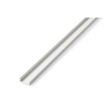 Virsmas 1m, LED Lentes Profils (balts) +melns stik
