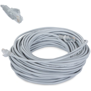 Cat5e Ethernet LAN kabelis RJ45, 20 m pelēks