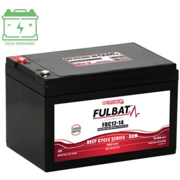 Battery 12V - 13,5Ah Fulbat DC12-14 AGM