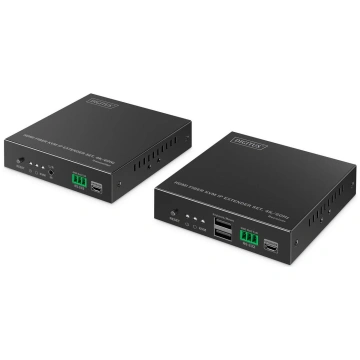 HDMI 4K/60Hz extender with KVM USB over IP Digitus