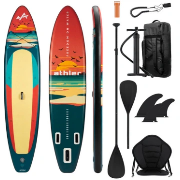 SUP dēlis Athler Zander 350 Orange – piepūšamais S