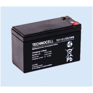 Technocell ™ AGM akumulators | 12V 7Ah | TC7-12 ||