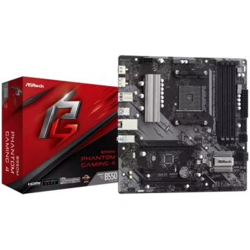 Asrock B550M Phantom Gaming 4 micro‑ATX Mātesplate