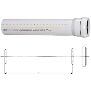 MAGNAPLAST DB caurule 100x1000 15240