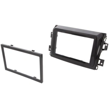 Radio frame; Fiat; 2 DIN; black gloss | RAM-40.681
