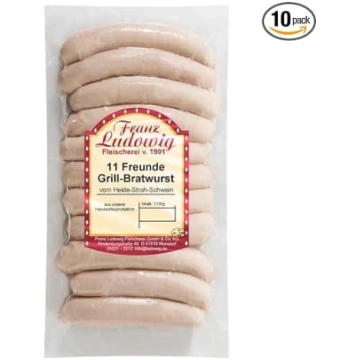 Franz Ludowig Premium Bratwurst „11 Freundde“, gri