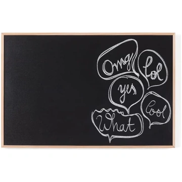 Bi-Office New Basic Blackboard tāfele ar melnu MDF