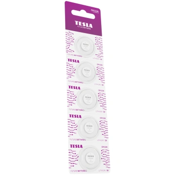 TESLA Baterijas CR 1220 (CR 1220/ BLISTER 5 gab.)