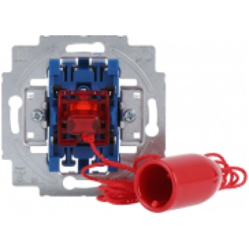 Pull switch insert Single push button 1-pole push 