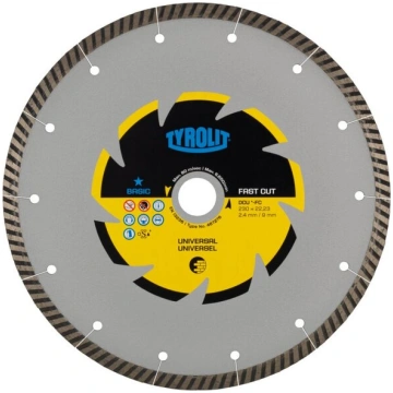 Griešanas disks Tyrolit, 230 x 2,4 x 22,23 mm