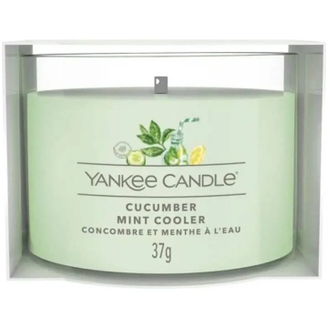 YANKEE CANDLE Candela Votiva Cucumber Mint Cooler 
