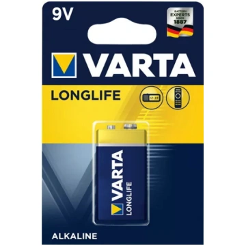 Vienreizējā baterija Varta Longlife Extra 9V