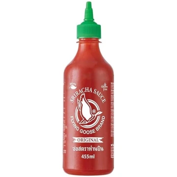 Flying Goose Sriracha Hot Chilli Sauce, Zaļā cepur