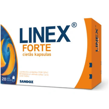 LINEX Forte cietās kapsulas N28