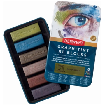 Artequipment Derwent XL Graphitint Blocks 6 stk ti