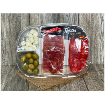 Uzkodu plate Tapas Porxas Serrano [ 140 G ]