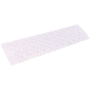 LED lens; rectangular; plexiglass PMMA; transparen