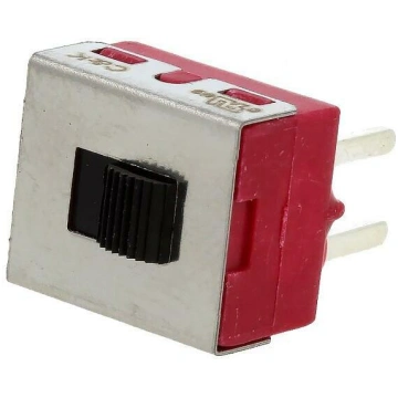 Switch: slide; Pos: 2; DPDT; 6A/120VAC; 6A/28VDC; 