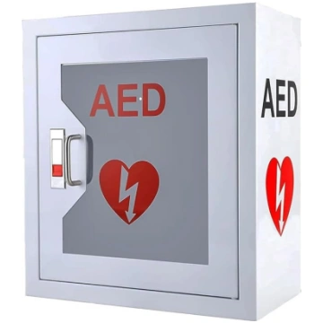 AED defibrilatora skapis, sienas AED glabāšanas sk