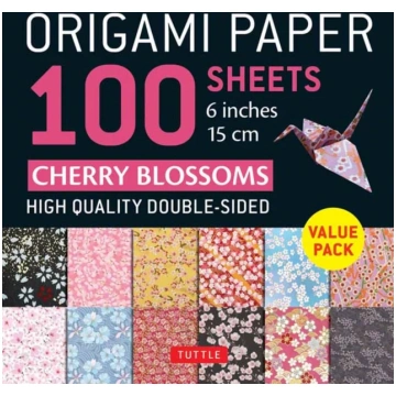 Origami Paper 100 Sheets Cherry Blossoms 6" (15 cm