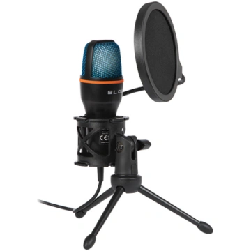 Studio microphone with tripod BLOW LED 33-053
