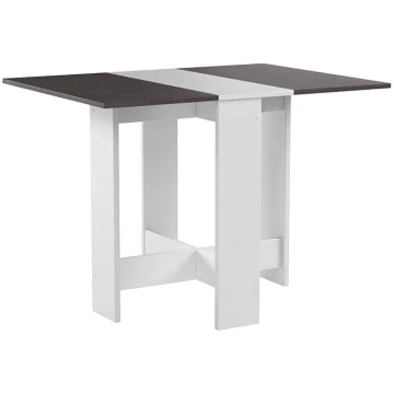CURRY Folding Table/103 28 cm White/Dark Concrete 