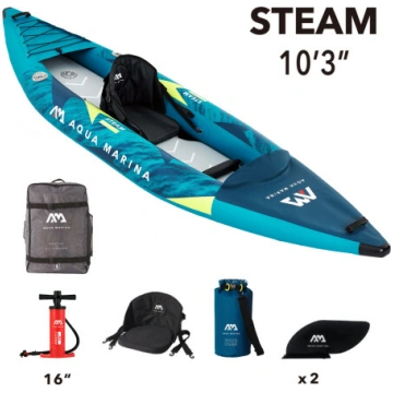 Piepūšams kajaks Aqua Marina Steam 312x90 cm ST-31