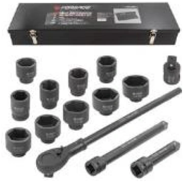 3/8", 6 pcs, Impact socket set, SATRA, S-WC638