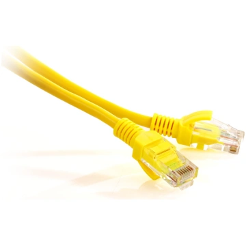 GETFORT CAT.5E UTP kabelis PATCHCORD 5m dzeltens