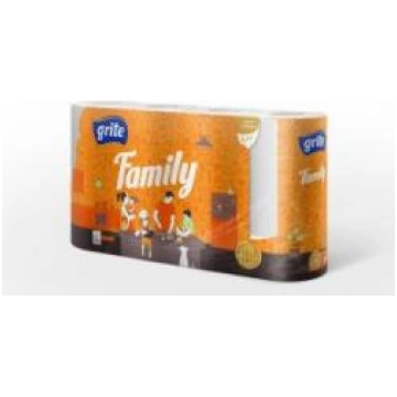 Virtuves dvieļi Grite Family, 4 ruļļi, 2 slāņu, 83