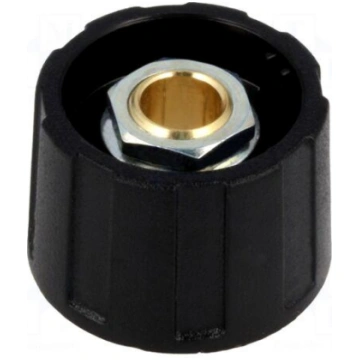 Knob | without pointer | ABS | Øshaft: 6mm | Ø23x1