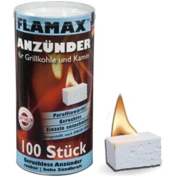 Flamax 1318116 Paraffin ignition cubes 100pcs 1318